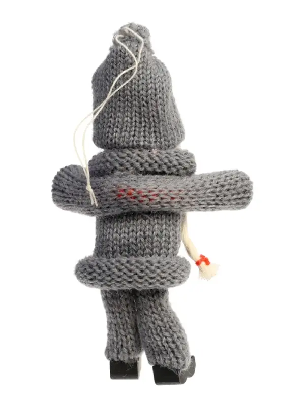 Елочная игрушка &laquo;Куколка в костюме&raquo;, серая, МИКС