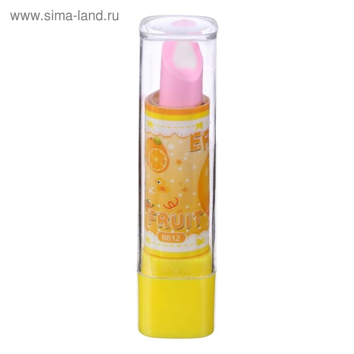 Набор ластиков фигурных 5 штук Набор ластиков фигурных 5 штук "Помада", 75 х 15 х 15 мм, в пакете