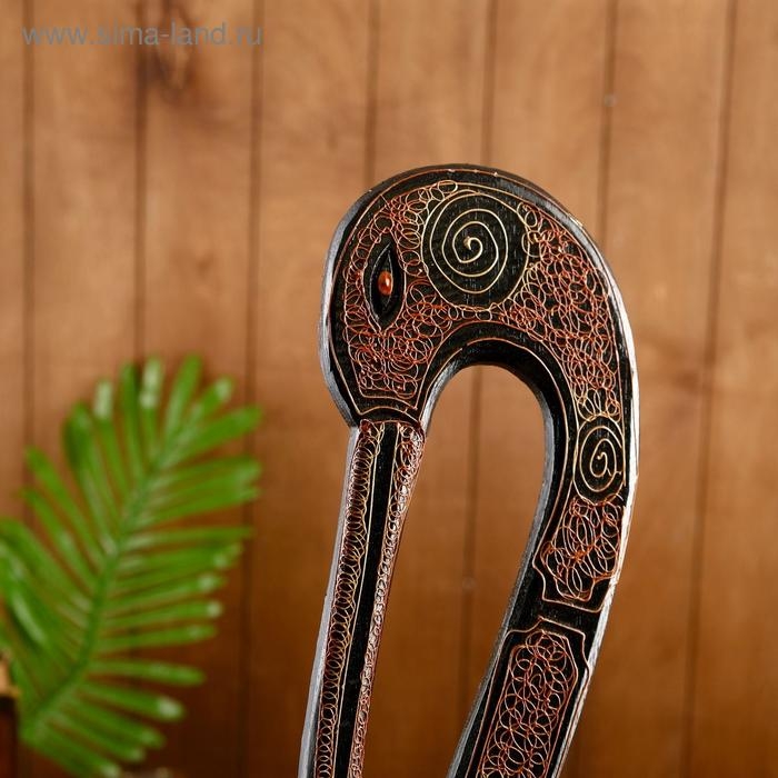 Панно настенное дерево "Аист"МИКС  95х13х1 см