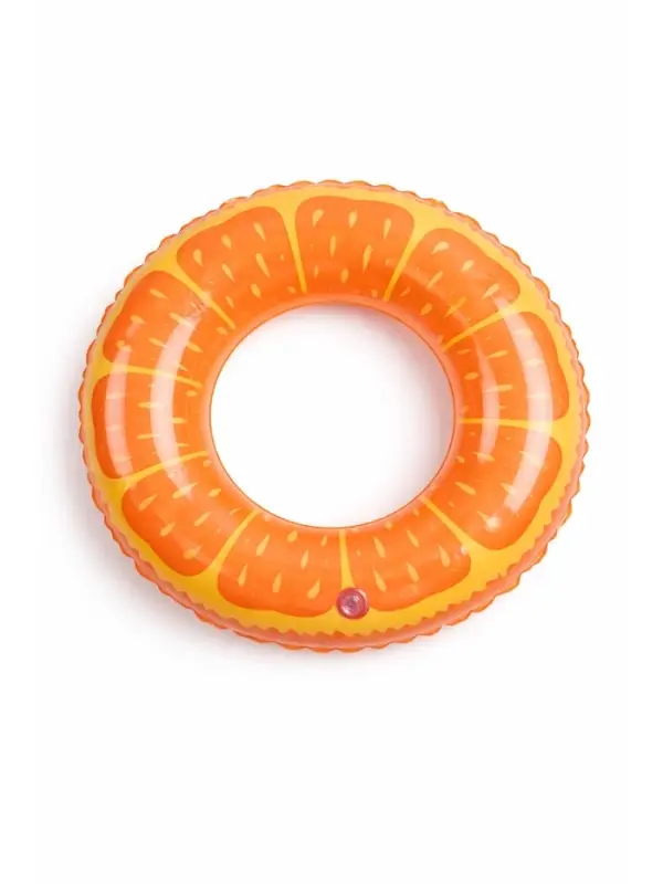 Круг для плавания &laquo;Апельсин&raquo;, надувной, d=75 см, от 3 лет, оранжевый