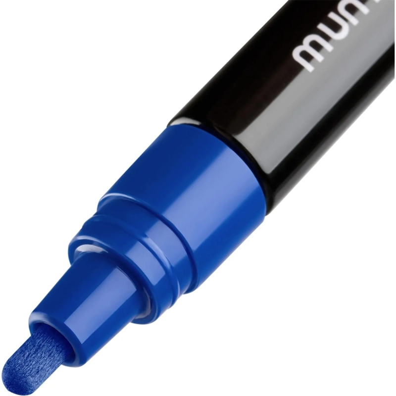 Маркер -краска MunHwa Professional Paint Marker синяя, 4мм, нитро-основа