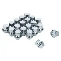 Гайка колесная M12x1,5x28,5, конус подвижный, ключ 19, закрытая, хром для а/м Ford