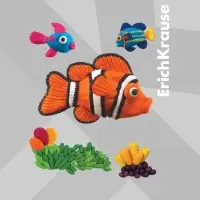 Пластилин ErichKrause Jolly Friends, 12 цветов, 216 г, со стеком, в картонной упаковке