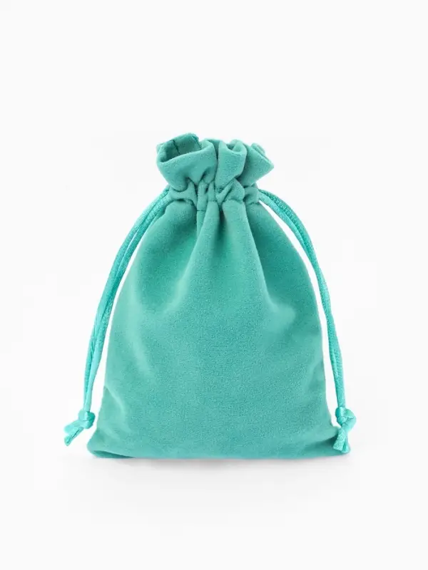 Набор мешочков бархатных 50 шт. &laquo;Классика&raquo;, 9&times;12 см, бирюзовый