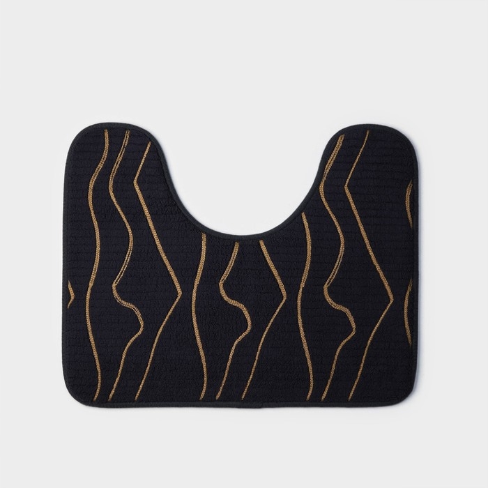 Коврики для ванной и туалета Доляна Lightning, 2 шт: 40×50 см, 50×80 см