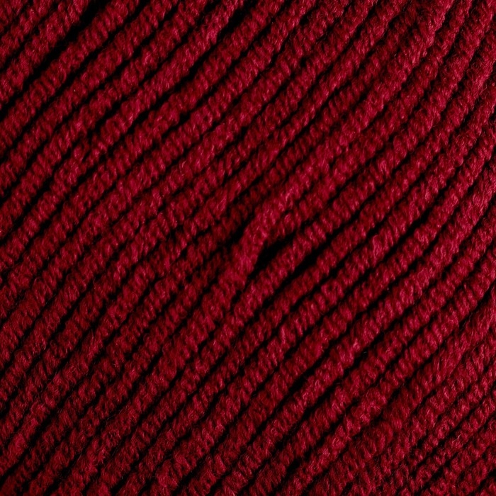 Пряжа Пряжа "Jeans" 55% хлопок, 45% акрил 160м/50гр (66 бордо)