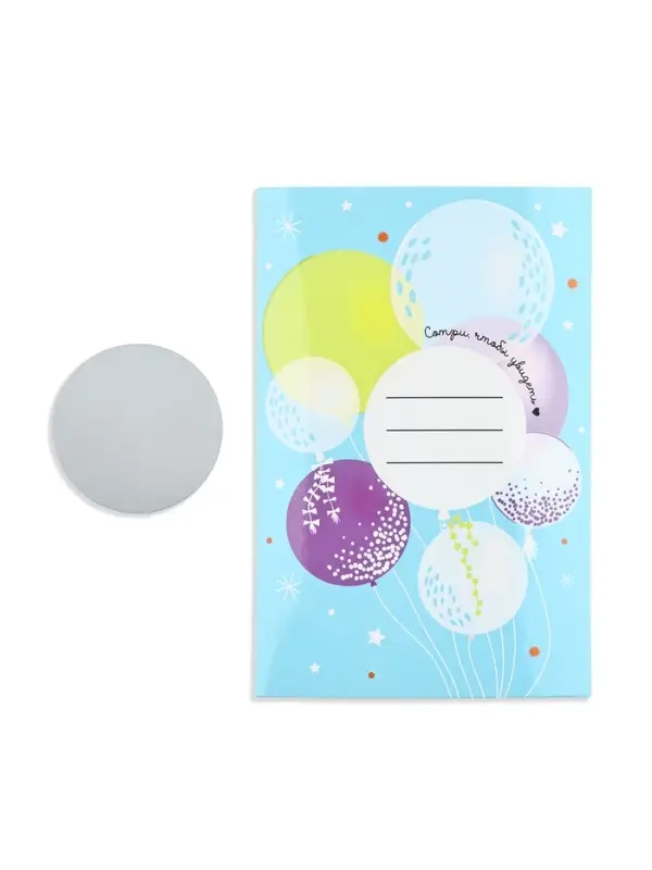 Конверт со скретч-наклейкой и открыткой &laquo;С Днём рождения!&raquo;, 10 х 15 см