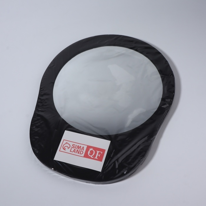 Зеркало с ручкой, d зеркальной поверхности 22,5 см, цвет чёрный Зеркало с ручкой, d зеркальной поверхности 22,5 см, цвет чёрный