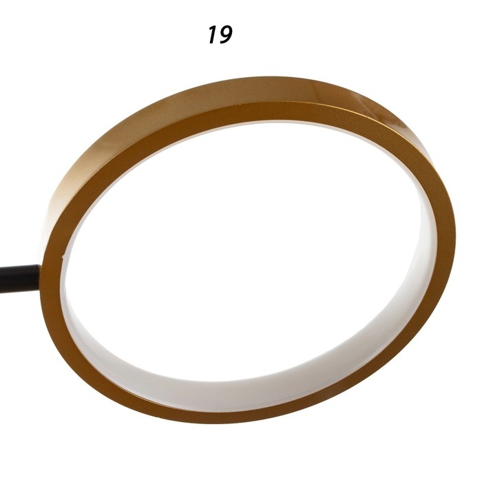 Люстра с ПДУ 2299/7GD LED 136Вт 3000-6000К золото 77х77х18 см BayerLux