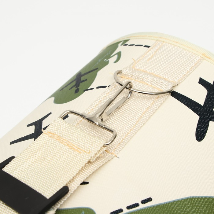 Сумка - переноска для животных  Сумка - переноска для животных "Самолеты", белая, размер S, 37,5 х 17 х 22 см