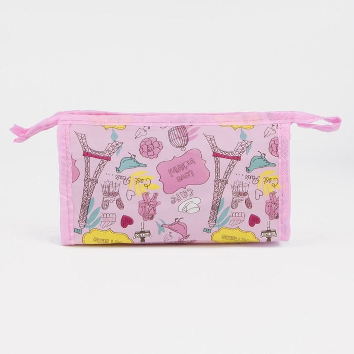 Косметичка на молнии, цвет розовый Косметичка на молнии, цвет розовый
