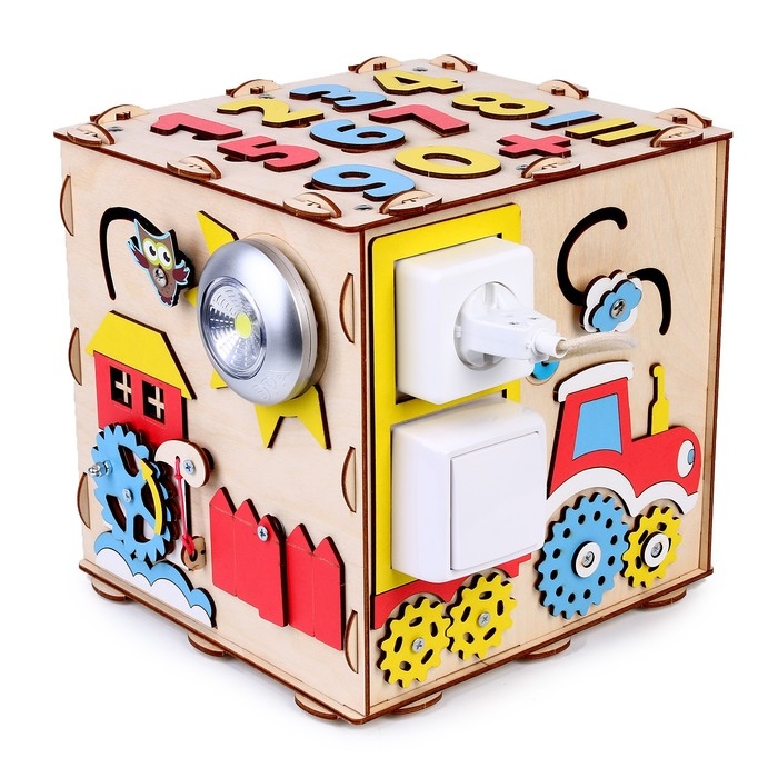 Бизиборд «Кубик» 24 × 24 × 24 см Бизиборд «Кубик» 24 × 24 × 24 см