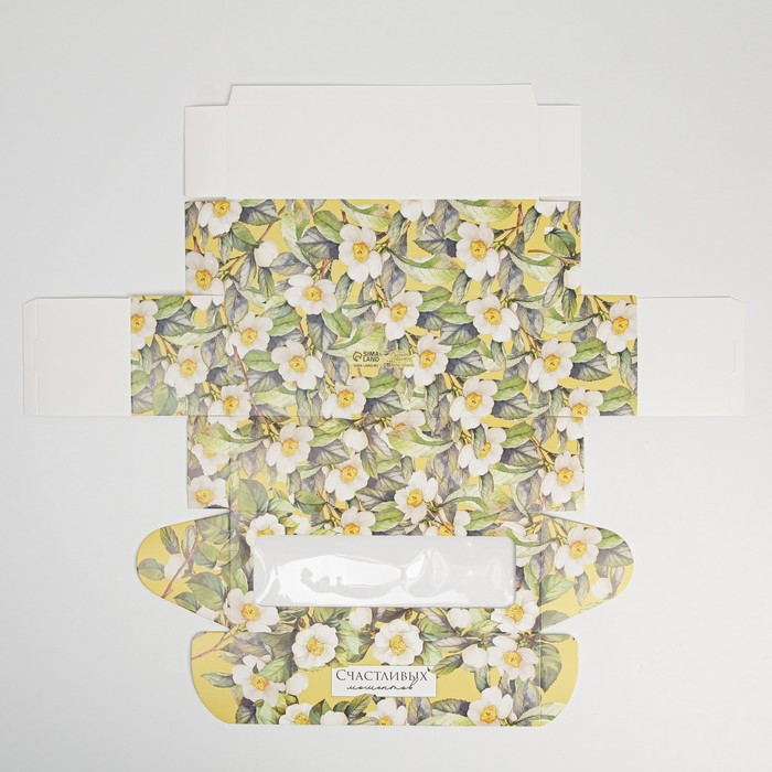 Кондитерская упаковка, коробка для кекса с окном, «Счастливых моментов», 26 х 10 х 8 см Кондитерская упаковка, коробка для кекса с окном, «Счастливых моментов», 26 х 10 х 8 см