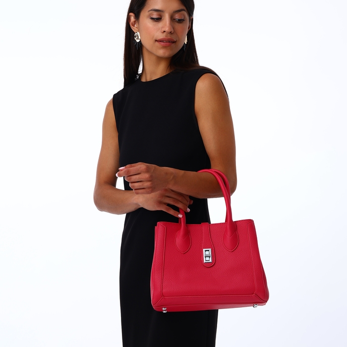 Сумка женская на молнии, TEXTURA, средний размер, цвет розовый Сумка женская на молнии, TEXTURA, средний размер, цвет розовый