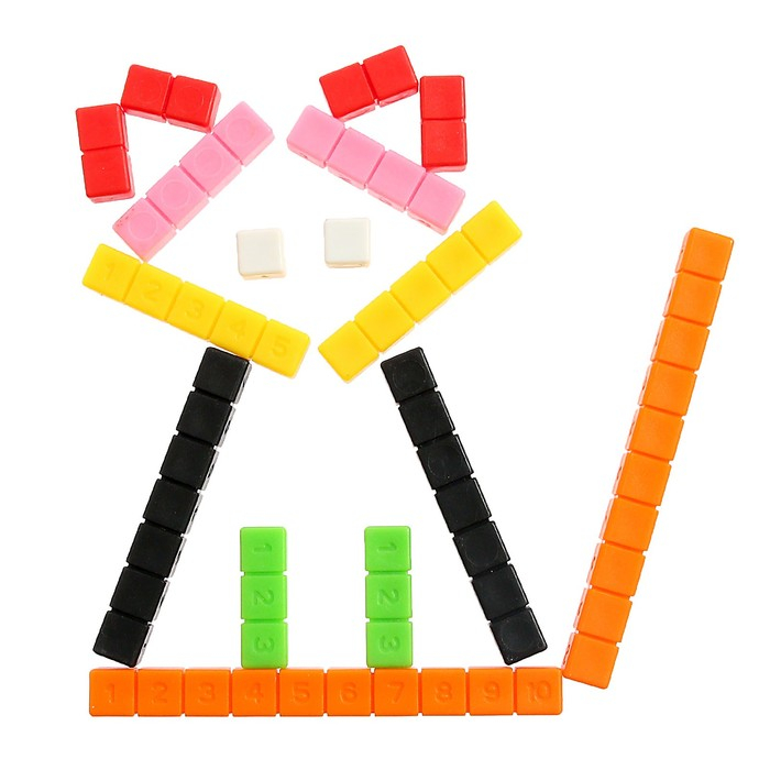 Счётные палочки «Собери по образцу», 32 шт., с карточками, по методике Монтессори Счётные палочки «Собери по образцу», 32 шт., с карточками, по методике Монтессори