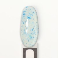 Гель лак для ногтей, «MILK POTAL», 3-х фазный, 8мл, LED/UV, цвет белый/синий (11)