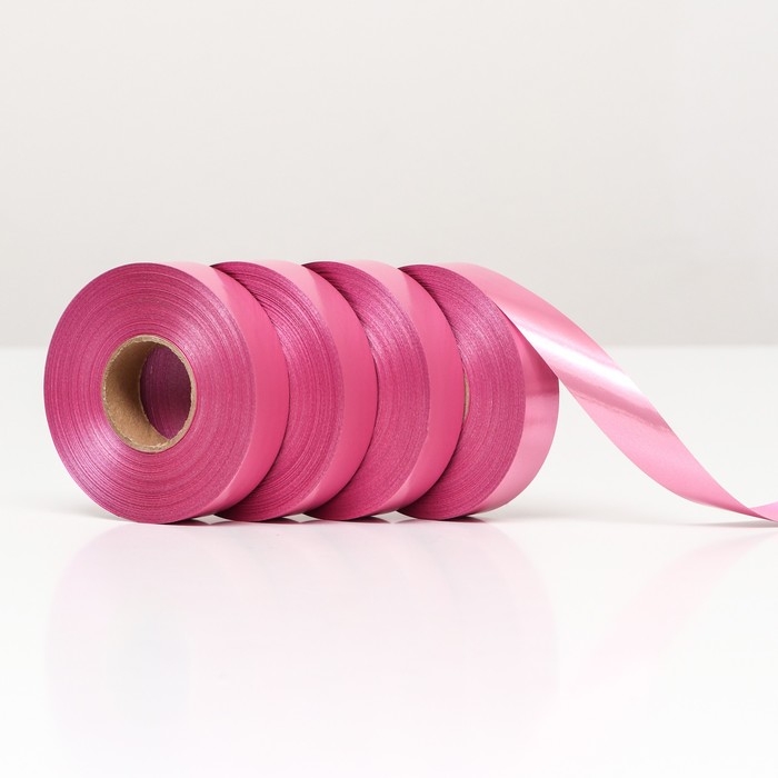 Лента металлизированная, светло-розовый, 2 х 45 м Лента металлизированная, светло-розовый, 2 х 45 м