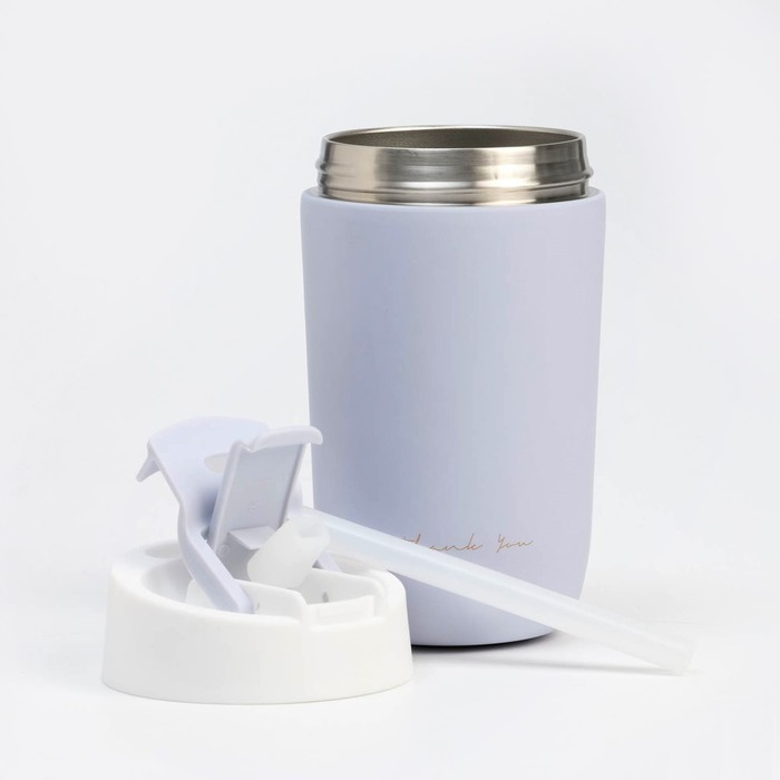 Термокружка, 500 мл, School Thank you, сохраняет тепло 6 ч, фиолетовая Термокружка, 500 мл, School Thank you, сохраняет тепло 6 ч, фиолетовая