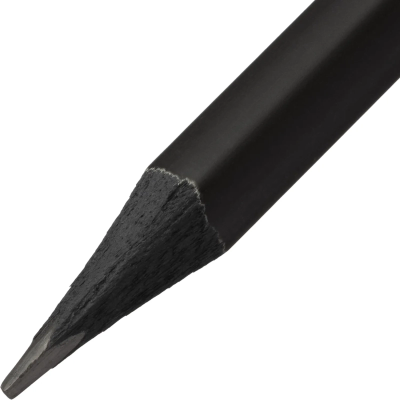 Карандаш чернографитный Комус Grand-X HB, ласт, трехгр черное дерево черный