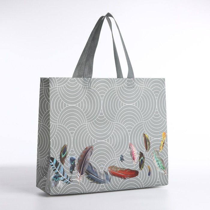 Сумка хозяйственная без застёжки, цвет серый Сумка хозяйственная без застёжки, цвет серый