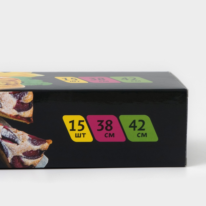 Пергамент силиконизированный в листах «Gurmanoff», 38×42 см, 15 листов Пергамент силиконизированный в листах «Gurmanoff», 38×42 см, 15 листов