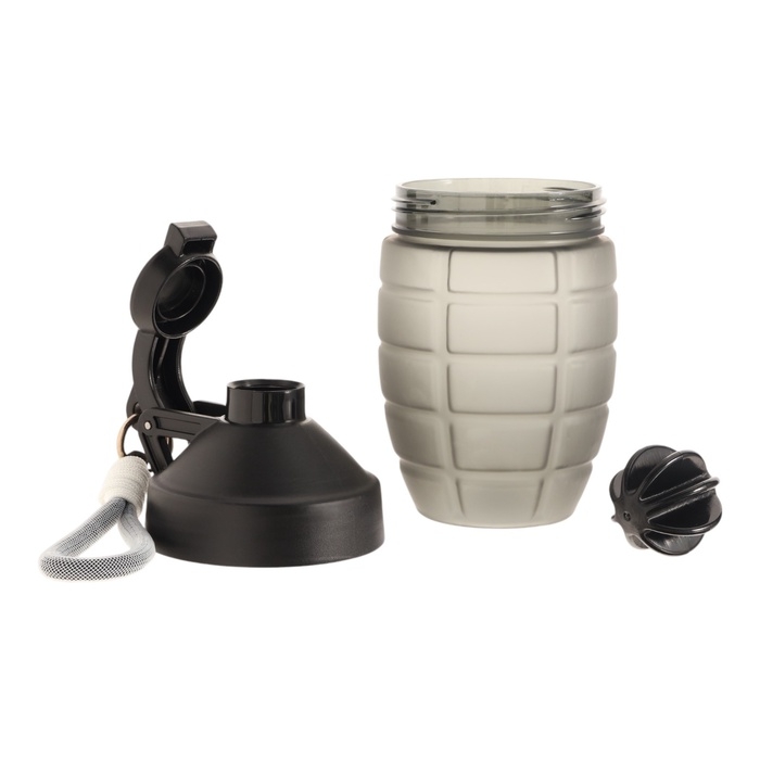 Шейкер спортивный Шейкер спортивный "Граната", 600 мл, 18 х 12 см, черный