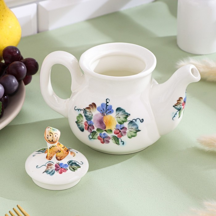 Чайник «Хуторок», 0,36 л, 15,5×10×13 см, 1 сорт, авт.Кунаховец О.П Чайник «Хуторок», 0,36 л, 15,5×10×13 см, 1 сорт, авт.Кунаховец О.П