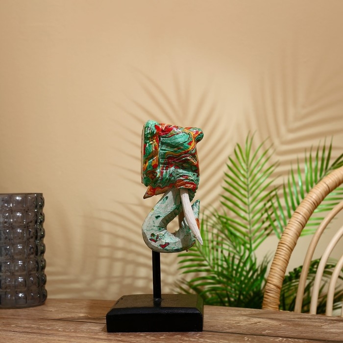 Сувенир Сувенир "Голова слона" на подставке, албезия 30 см