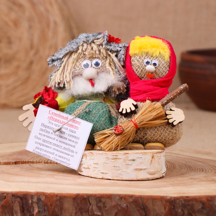 Оберег «Неразлучники», семейный, микс Оберег «Неразлучники», семейный, микс