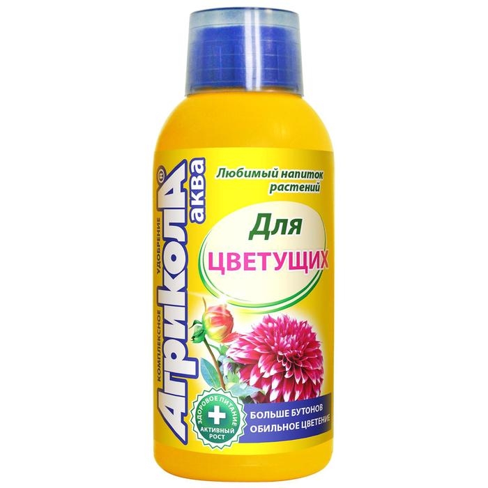 Удобрение Агрикола для цветущих растений флакон 250 мл Удобрение Агрикола для цветущих растений флакон 250 мл