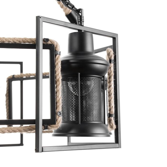 Люстра Люстра "Мейлед" 5хЕ27 черный 65х65х28 см