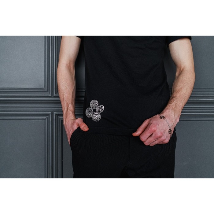 Браслет-оберег «Руны» богатство, цвет серебро, 17см Браслет-оберег «Руны» богатство, цвет серебро, 17см