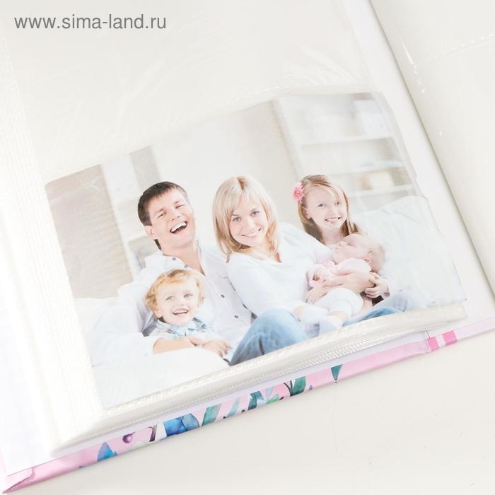 Фотоальбом на 300 фото 10х15 см Фотоальбом на 300 фото 10х15 см "Бабочки и цветы" 33,5х17,5 см