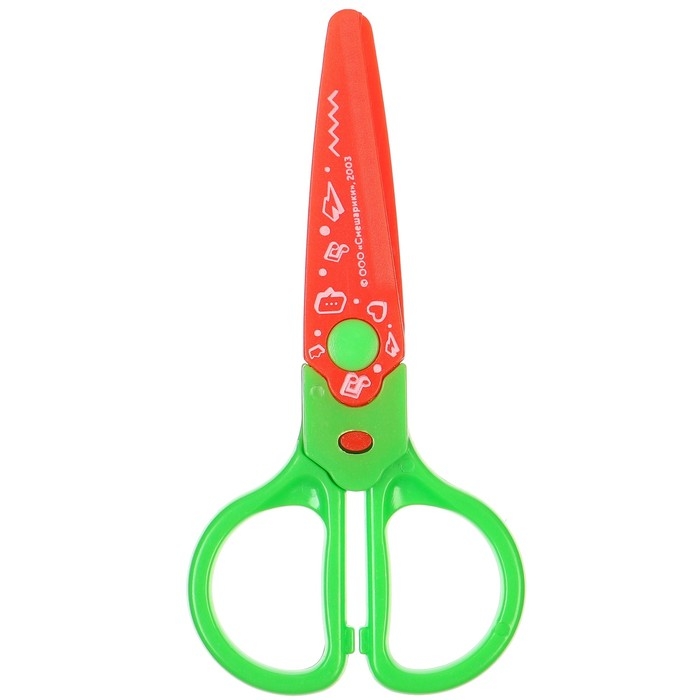 Ножницы фигурные пластиковые, 12.5 см, Смешарики Ножницы фигурные пластиковые, 12.5 см, Смешарики