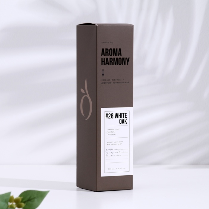 Диффузор ароматический "№28 White OAK", фундук, ветивер 100 мл