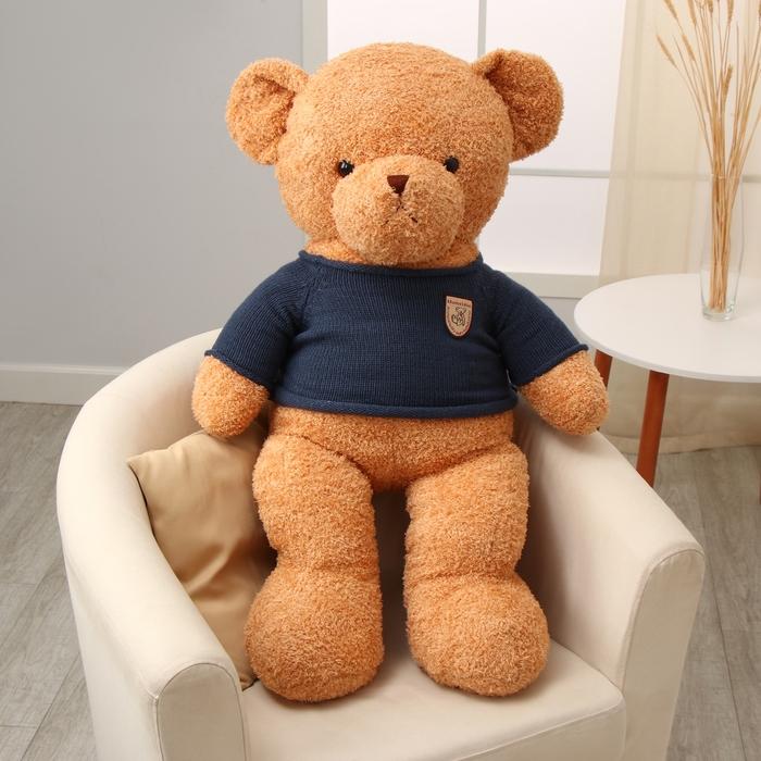 Мягкая игрушка «Медведь», в вязаном свитере, 105 см, цвет синий Мягкая игрушка «Медведь», в вязаном свитере, 105 см, цвет синий