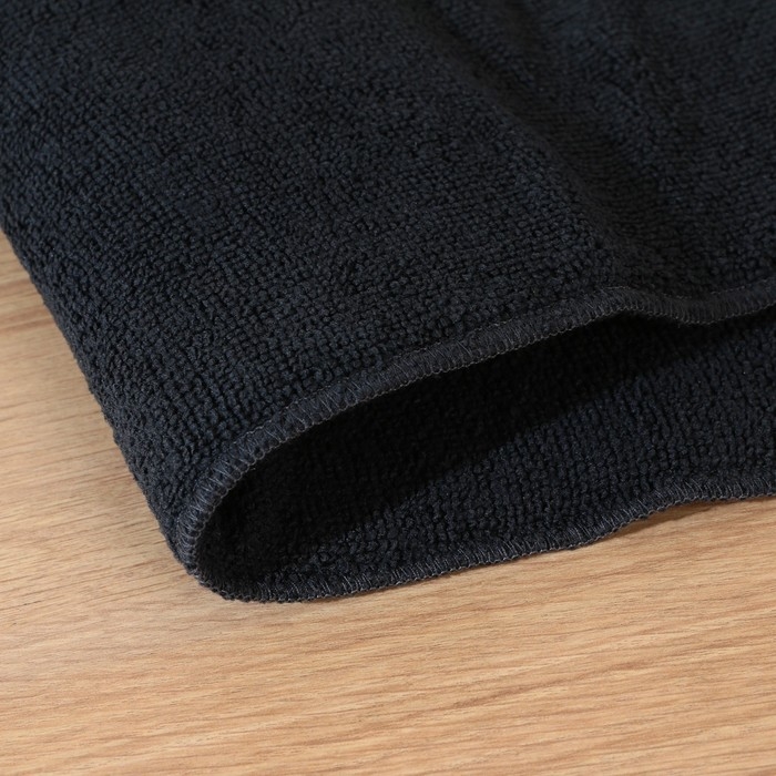 Коврик для сушки посуды Доляна «Лофт», 38×50 см, микрофибра, цвет чёрный Коврик для сушки посуды Доляна «Лофт», 38×50 см, микрофибра, цвет чёрный