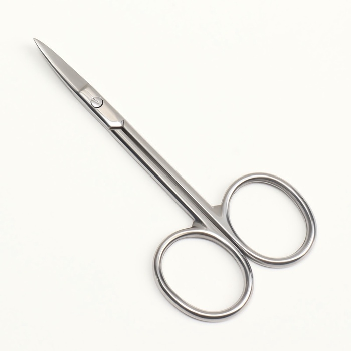 Ножницы маникюрные, прямые, узкие, 9,5 см, цвет серебристый Ножницы маникюрные, прямые, узкие, 9,5 см, цвет серебристый