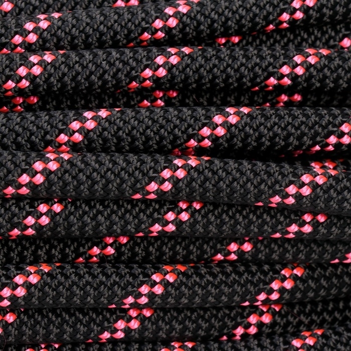 Веревка страховочно-спасательная  Веревка страховочно-спасательная "Высота" черная, d= 10 мм, 20 м