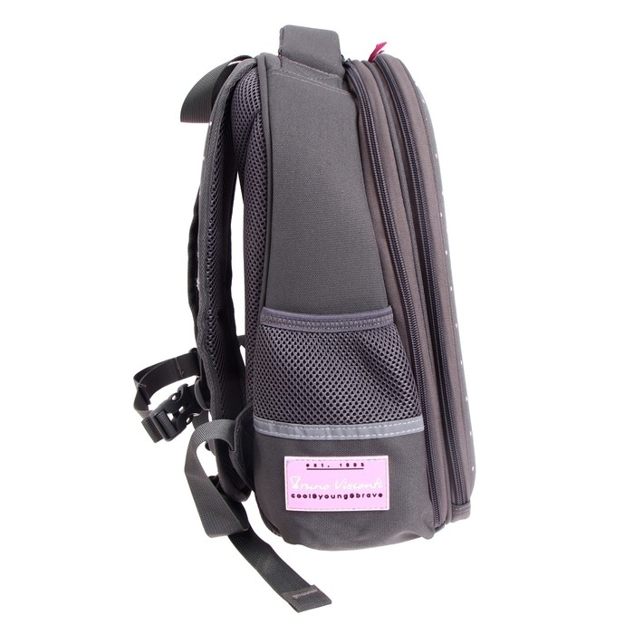 Рюкзак каркасный 36 х 28 х 17 см, + пенал, Bruno Visconti Рюкзак каркасный 36 х 28 х 17 см, + пенал, Bruno Visconti "Кошечка на прогулке"