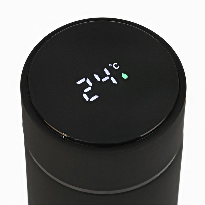 Термос, 500 мл, Basic Термос, 500 мл, Basic "Мастер К. Герб", с ситом, с датчиком температуры, сохраняет тепло 10ч