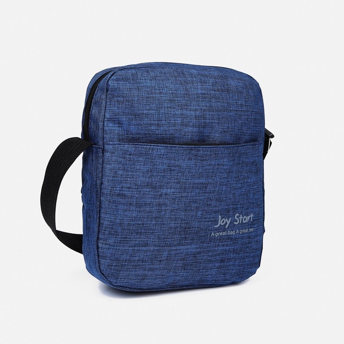 Набор рюкзак школьный на молнии из текстиля с USB, сумка, косметичка, цвет синий Набор рюкзак школьный на молнии из текстиля с USB, сумка, косметичка, цвет синий