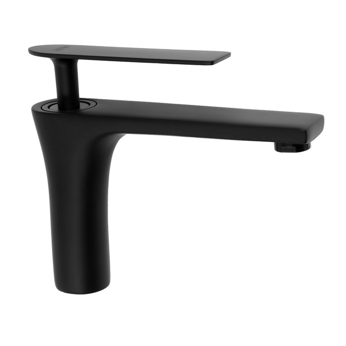 Смеситель для раковины ZEIN Z3872, однорычажный, высота излива 12 см, латунь, черный Смеситель для раковины ZEIN Z3872, однорычажный, высота излива 12 см, латунь, черный