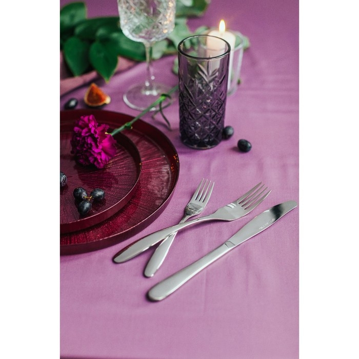 Вилка десертная из нержавеющей стали &laquo;Марио&raquo;, длина 16 см, цвет серебряный