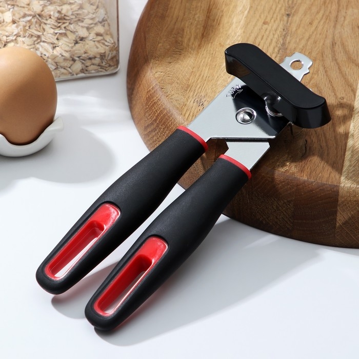 Нож консервный Доляна Digmа, 21 см, нержавеющая сталь, цвет чёрный, красный Нож консервный Доляна Digmа, 21 см, нержавеющая сталь, цвет чёрный, красный