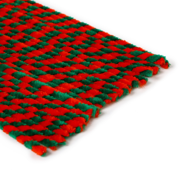 Проволока синельная двухцветная, набор 50 шт., красный и зелёный цвет Проволока синельная двухцветная, набор 50 шт., красный и зелёный цвет