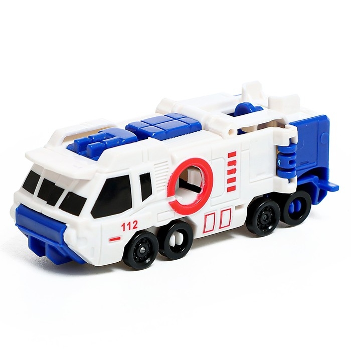 Робот «Полицейский вертолёт», трансформируется, собирается из 3-х машинок Робот «Полицейский вертолёт», трансформируется, собирается из 3-х машинок