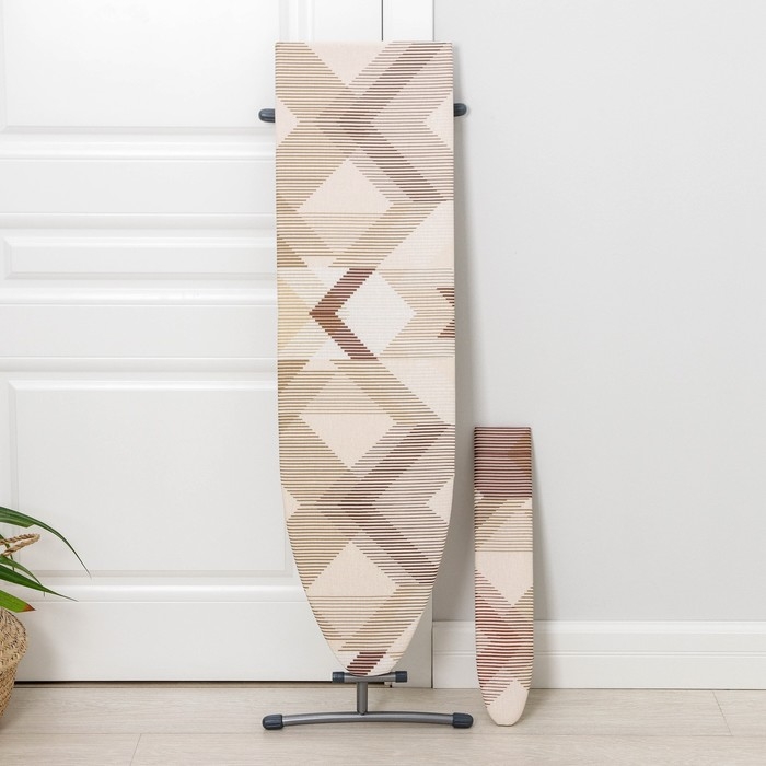 Доска гладильная Nika «Лина 2», 107×29 см, два положения высоты 70, 80 см, цвет микс Доска гладильная Nika «Лина 2», 107×29 см, два положения высоты 70, 80 см, цвет микс