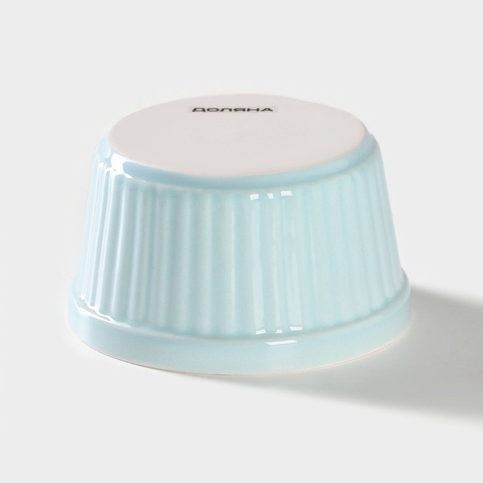 Рамекин из жаропрочной керамики Доляна «Нюд», 200 мл, 9×5 см, цвет голубой Рамекин из жаропрочной керамики Доляна «Нюд», 200 мл, 9×5 см, цвет голубой