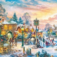 Пазл «Зимние сумерки», 1000 элементов
